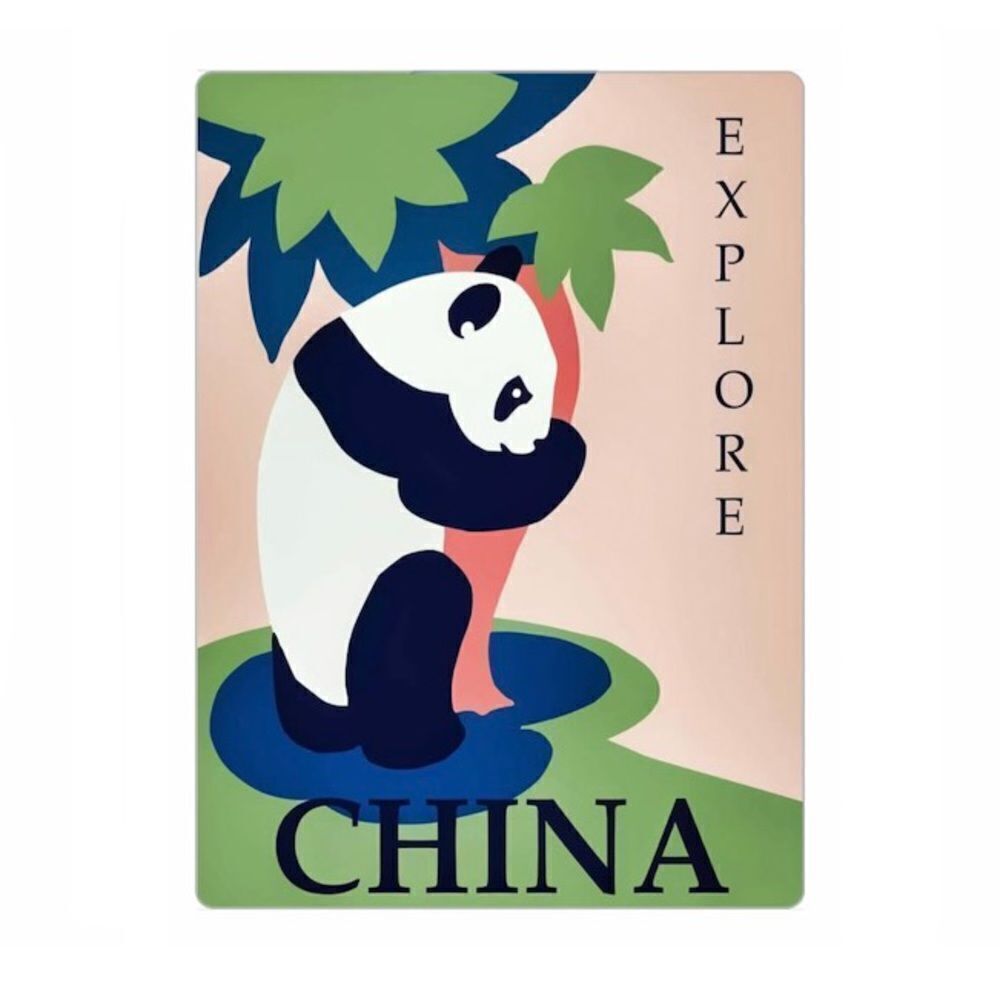 China Panda Bear Souvenir Magnet